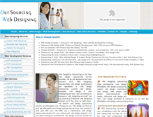 Tablet Screenshot of outsourcingwebdesigning.com